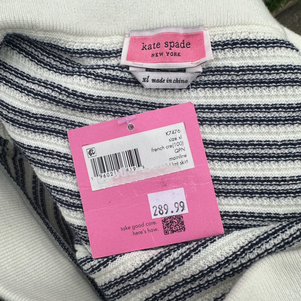 ✨HOST PICK✨ *NEW* KATE SPADE KNIT MIDI SKIRT (Size XL) - Picture 8 of 10